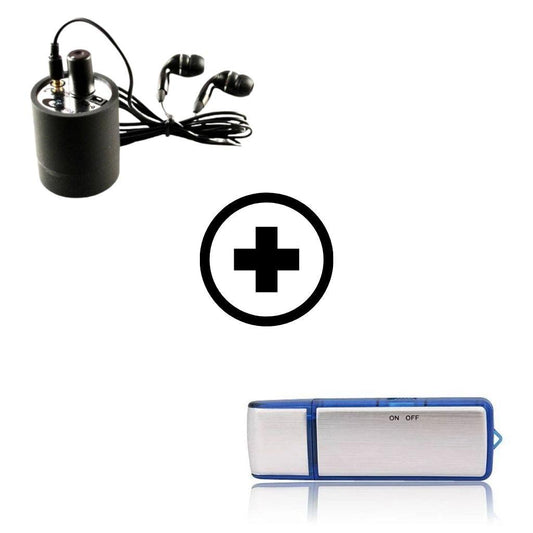 Pack Sonido: Escucha y Graba - camaras-espias.com