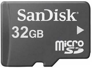Tarjta de Memoria Microsd de 32GB SanDisk