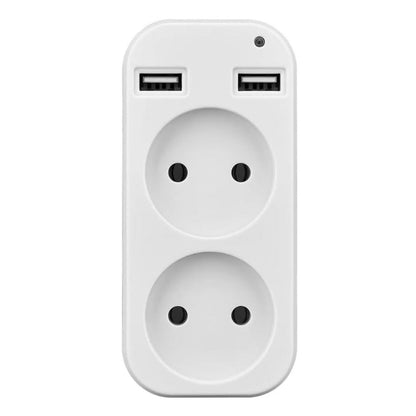 MultiEnchufe con Cámara WiFi - Vigilancia 24h y Puertos USB