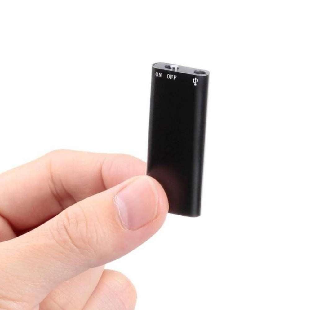Mini Micrófono Grabador con Velcro - camaras-espias.com