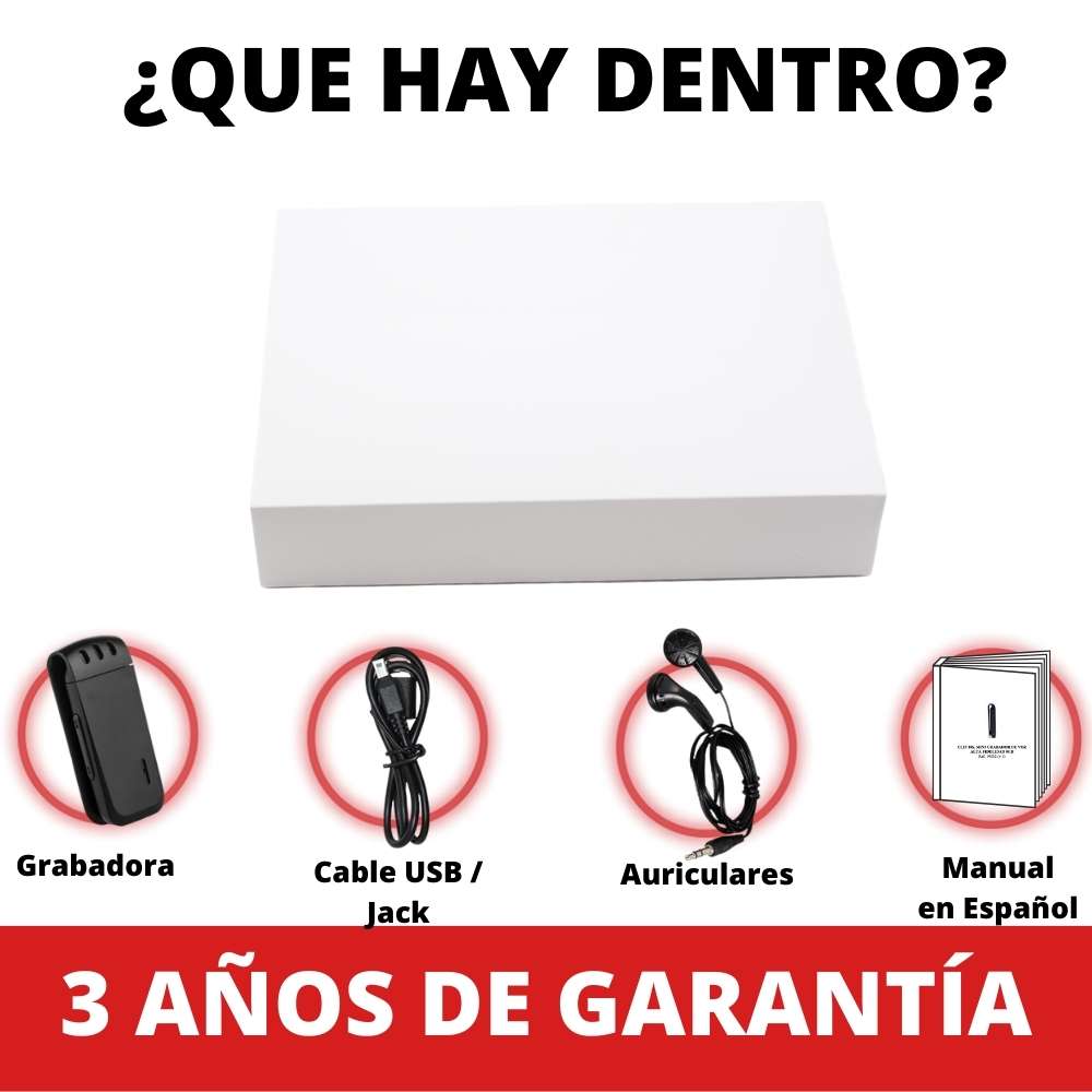 Contenido clip grabador de audio