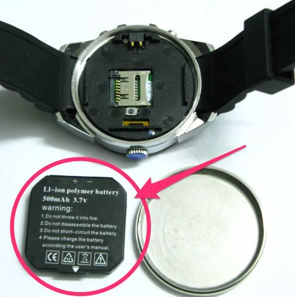 Batería 500 mAh para Relojes Especiales Espias