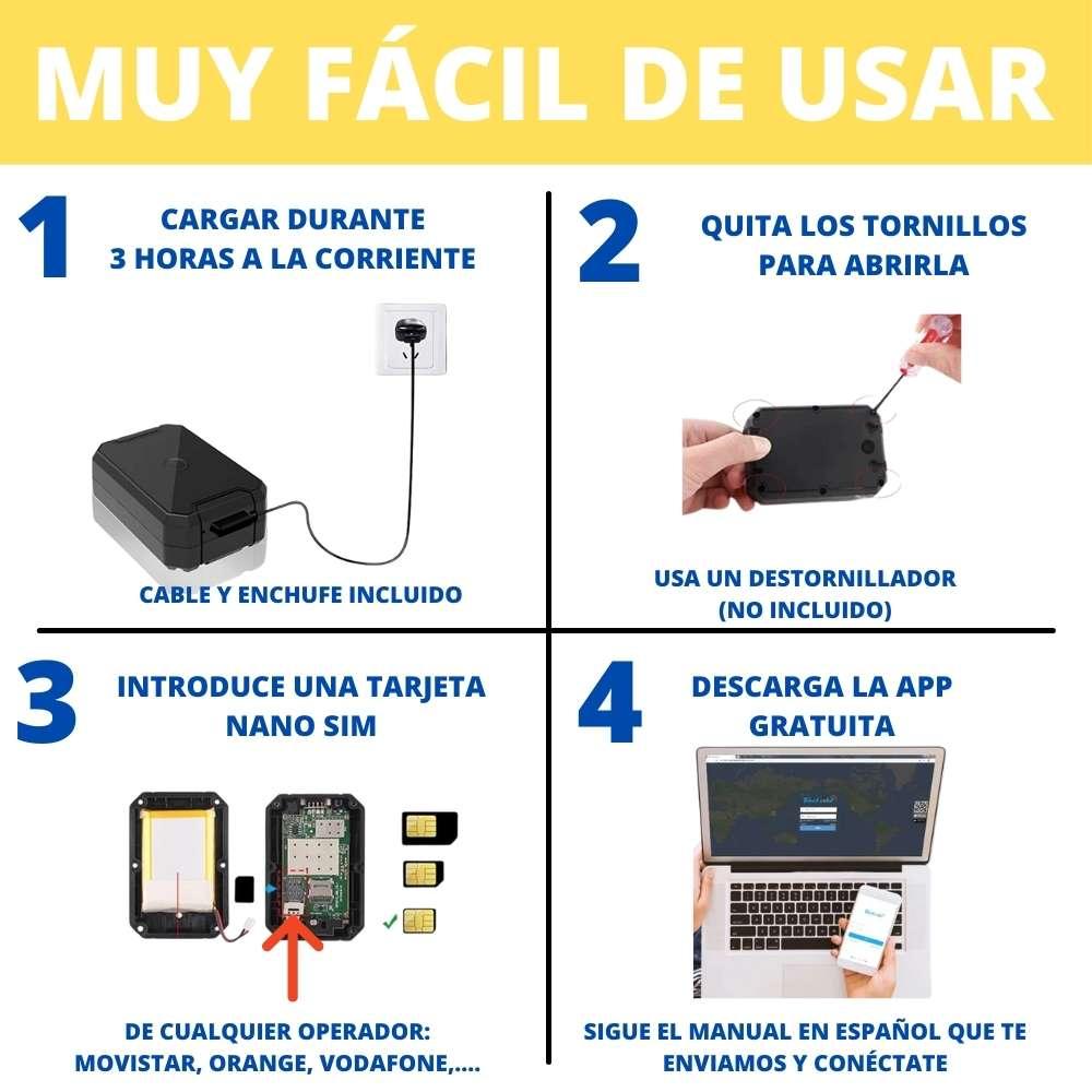 Funcionamiento Localizador Lapa IP67 con SIM