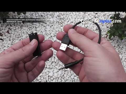 Video minigrabadora con cable
