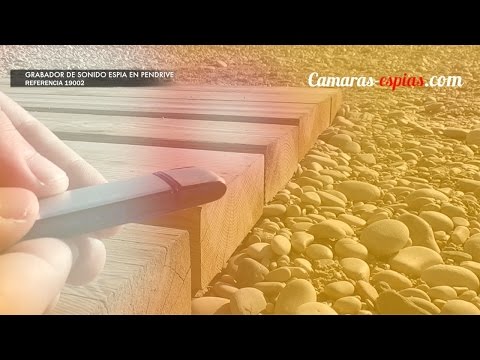 Video grabador de sonido espia en pendrive