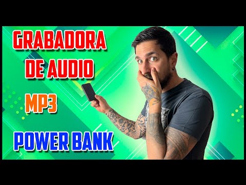 Video Grabadora de Audio en Power Bank