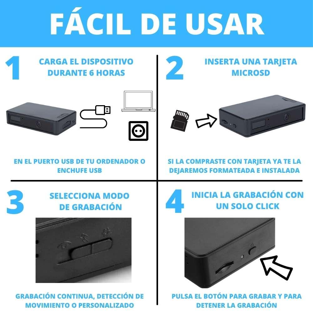 Manual Instrucciones Cámara 24 horas facil de usar