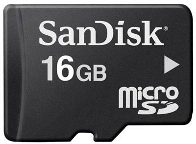 Tarjeta Microsd 16GB Sandisk