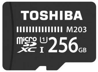 Tarjeta de Memoria Toshiba M203 256GB Microsd XC clase 1